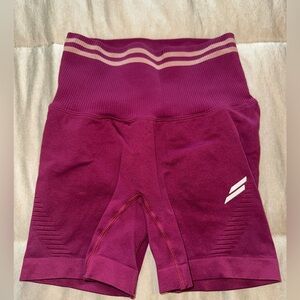 Women's Purple High-Waisted Shorts